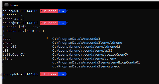 anaconda create environment command line